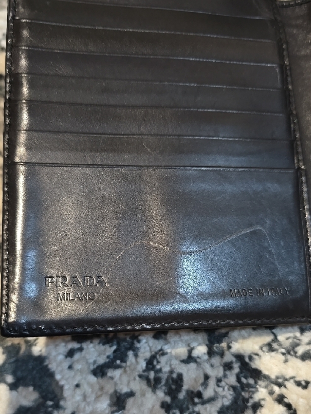 Prada Black  Nylon Wallet - Picture 7 of 9